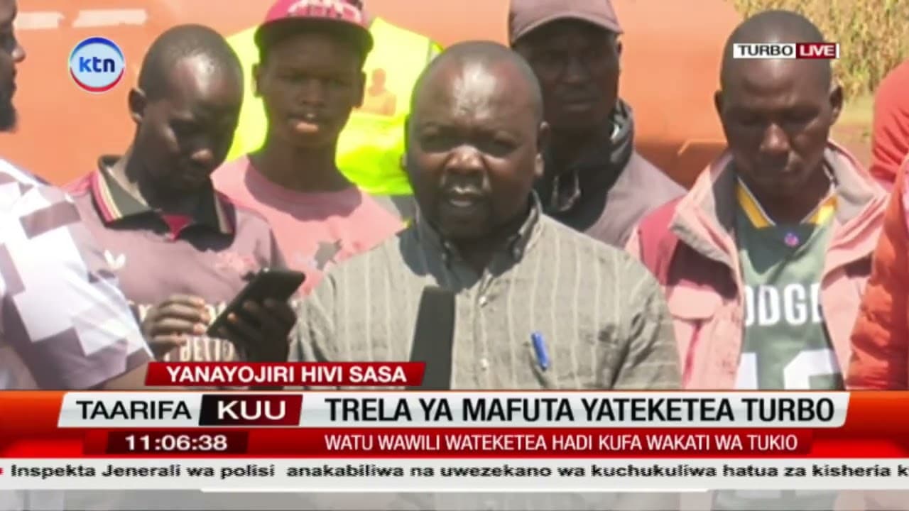 LIVE Uasin Gishu: Ajali ya Lori la Mafuta Yaacha Watu Wawili Wamefariki na Saba Mahututi
