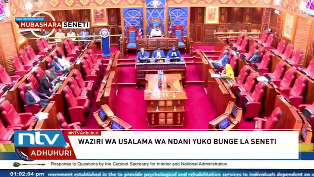 Murkomen ahojiwa na seneti kuhusu hali ya usalama nchini