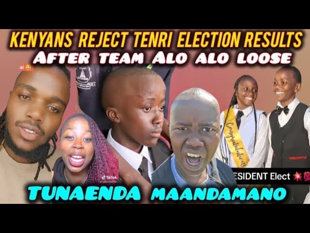 FUNNY Kenyans REJECT Tenri ELECTION RESULTS Threatening to DEMONSTRATE & Go to Supreme Court