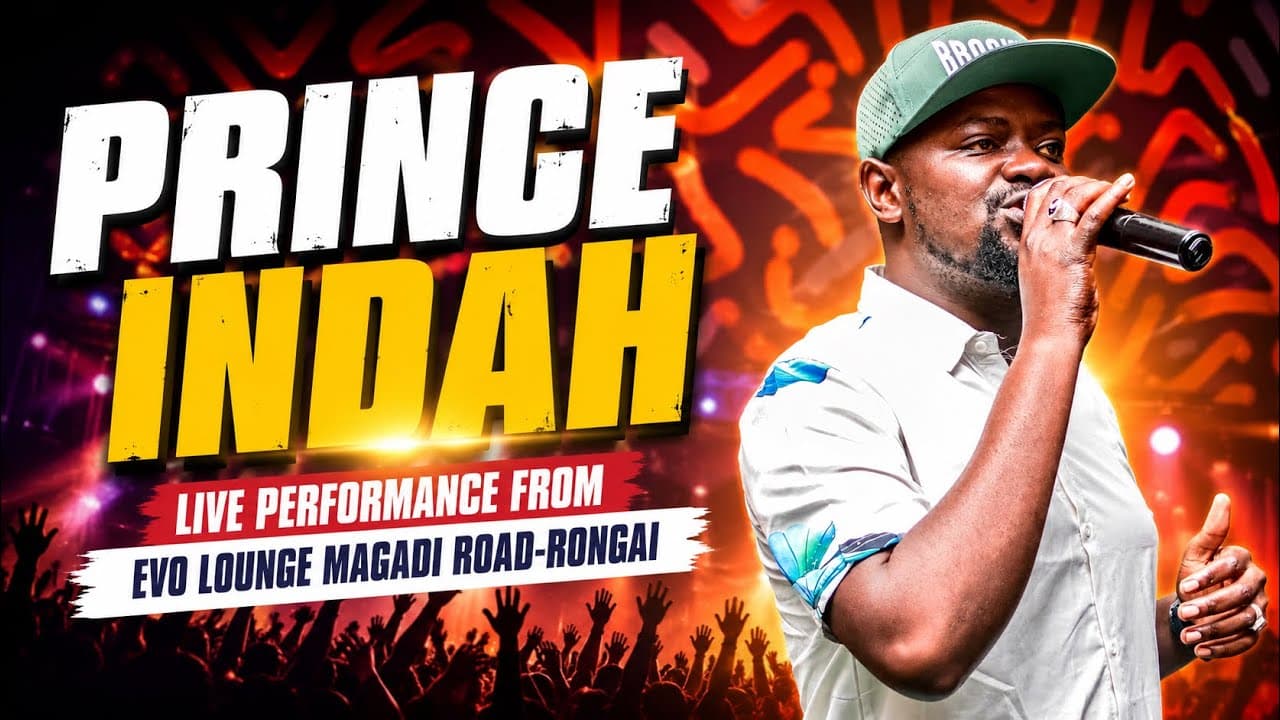 PRINCE INDAH LIVE PERFORMANCE FROM EVO LOUNGE MAGADI ROAD -RONGAI