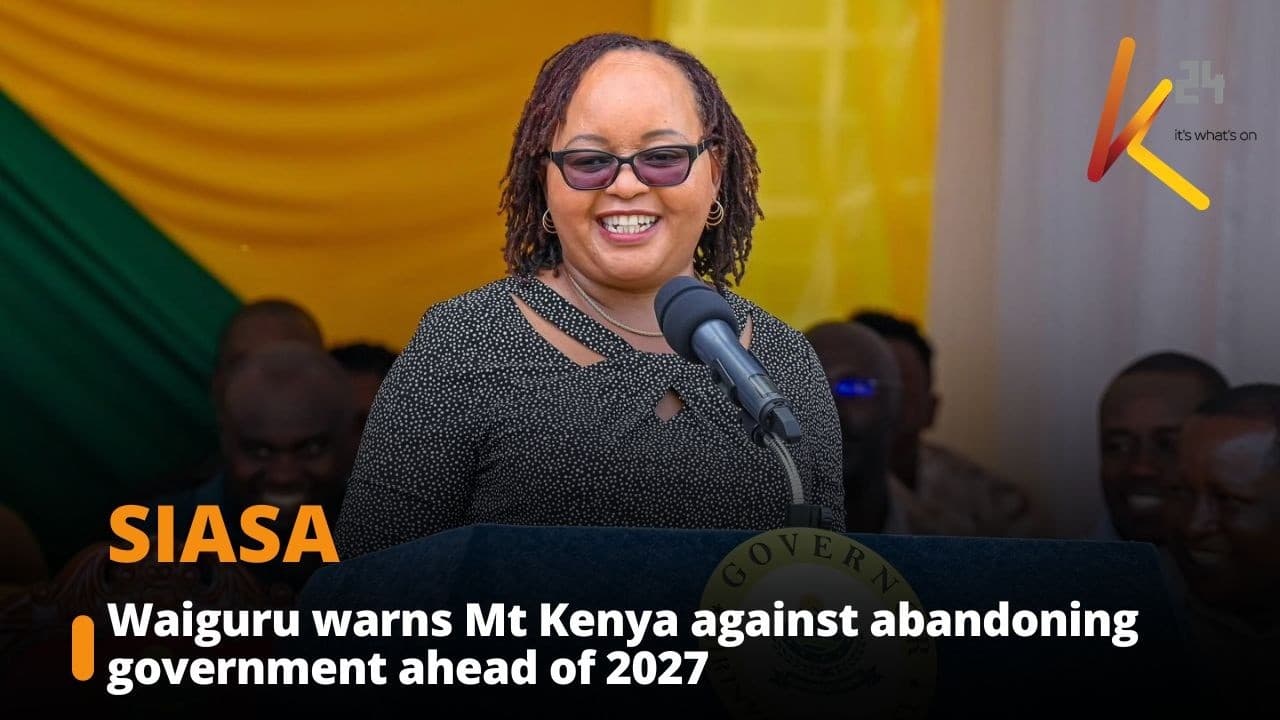 Waiguru warns Mt Kenya against abandoning government ahead of 202710