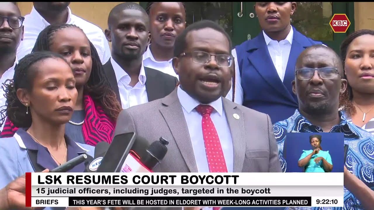 LSK resumes targeted court boycott to demand judicial accountability