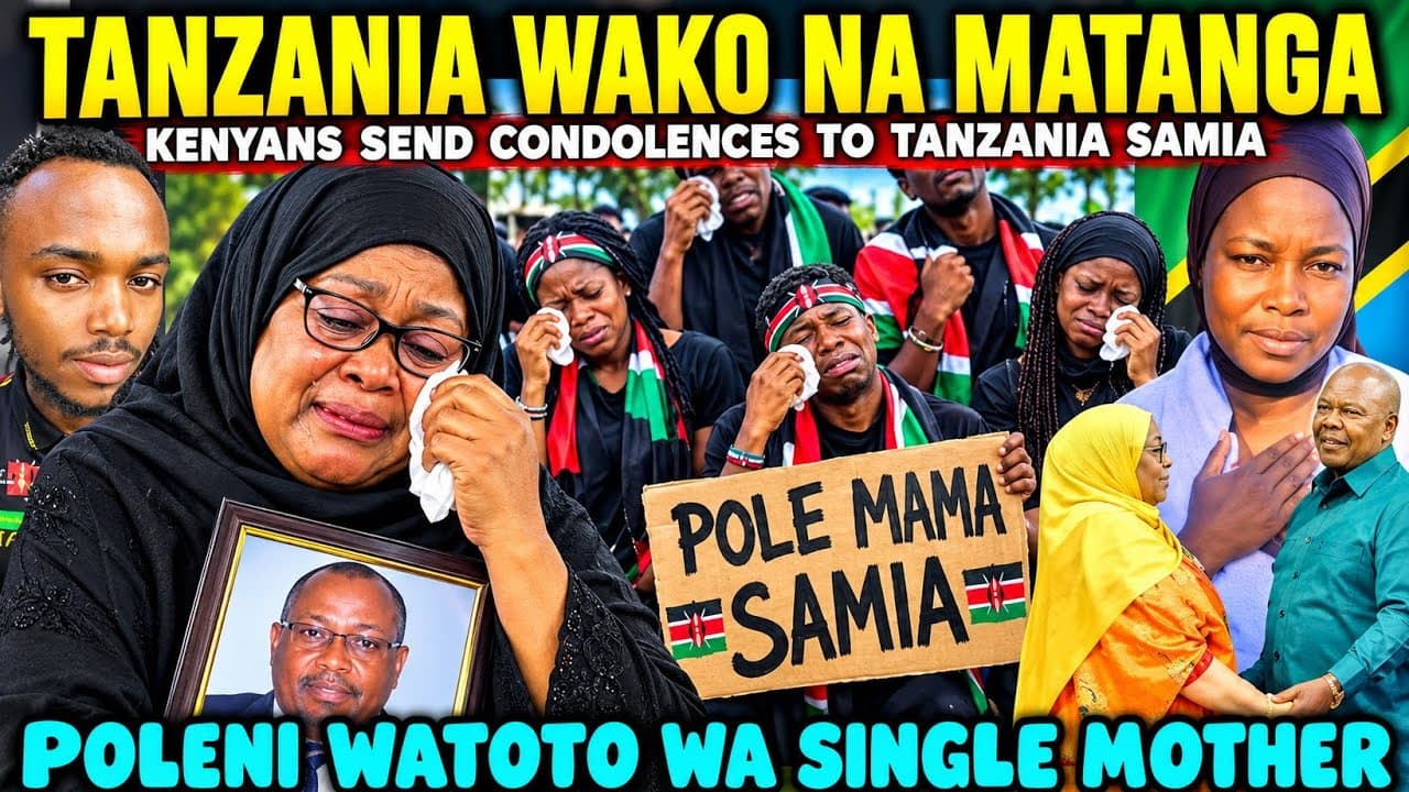 UNBELIEVABLE Kenyans Send CONDOLENCES To Tanzanians President Samia after LOOSING Her HUSBAND