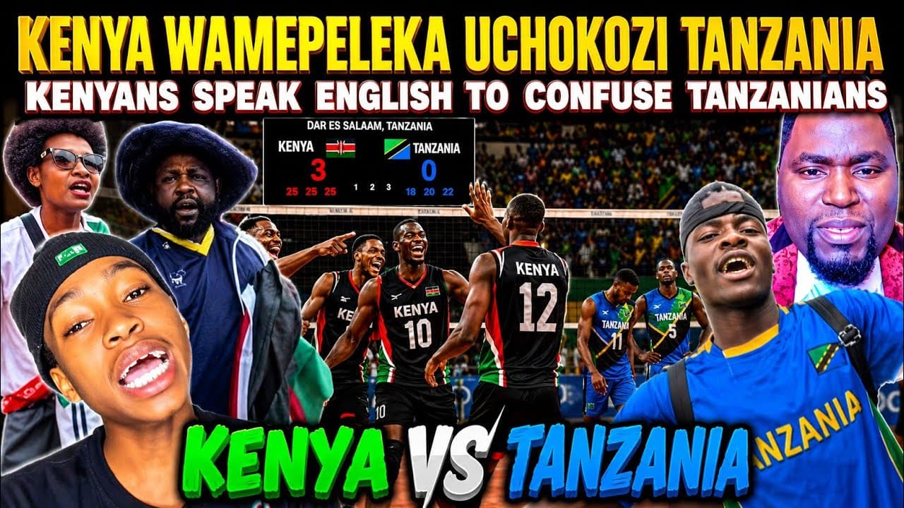 HILARIOUS Kenyans Create Drama in Tanzania after  Speaking ENGLISH to CONFUSE Tanzanians in a GAME