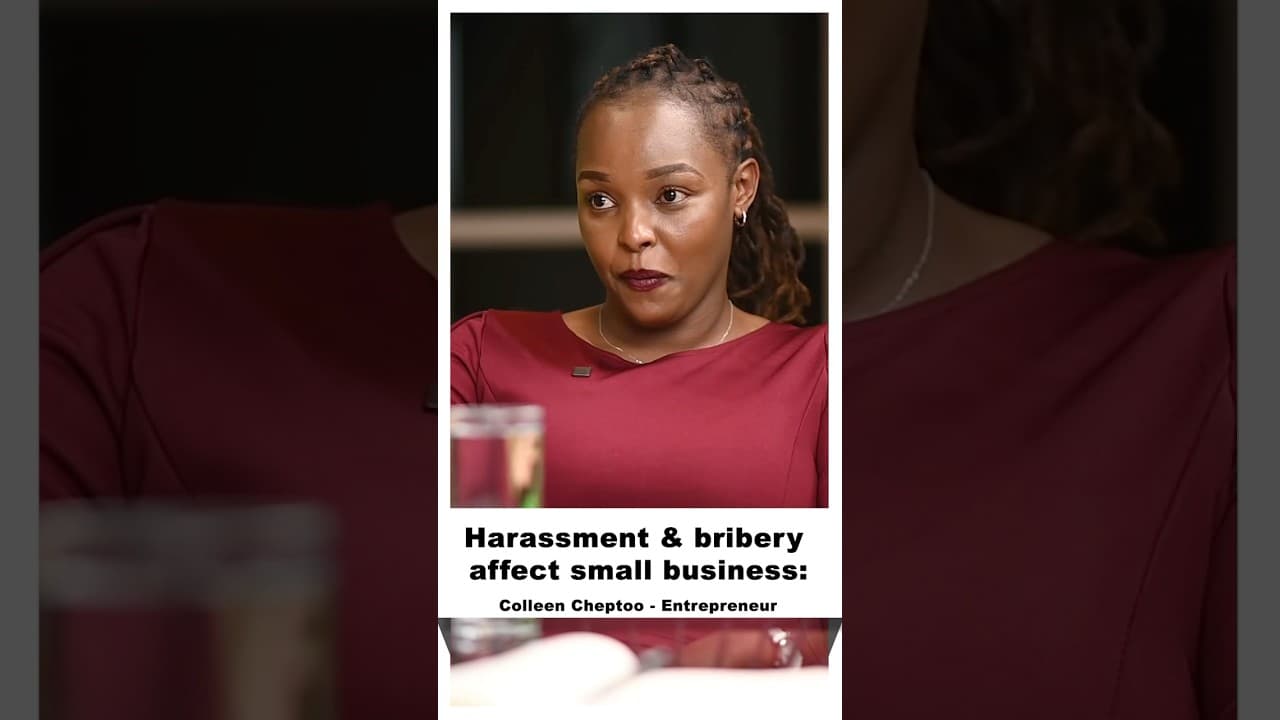 Bribery only makes you a permanent target, if you are a business owner listen ~ Colleen Cheptoo