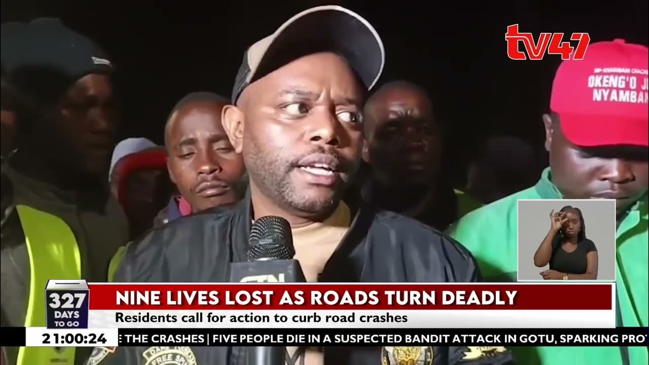 Four people killed after truck hits boda boda riders and pedestrians in Kisii road accident