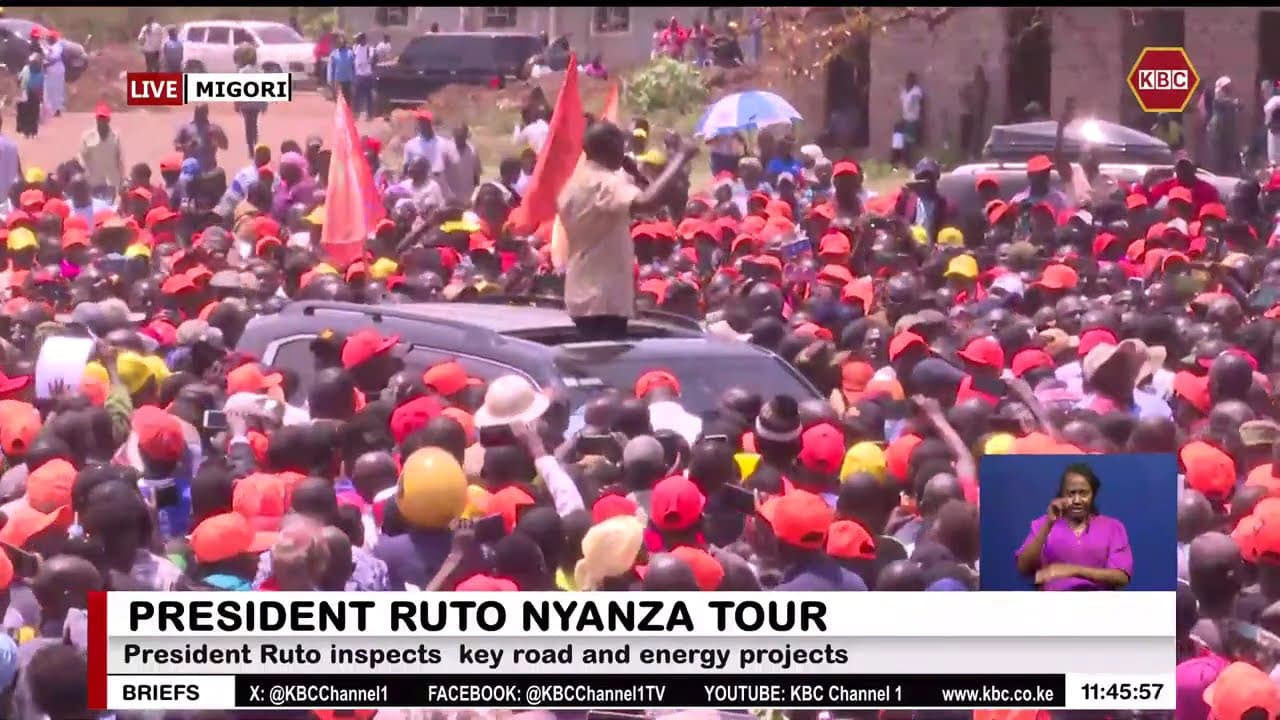 President Ruto addresses Migori residents