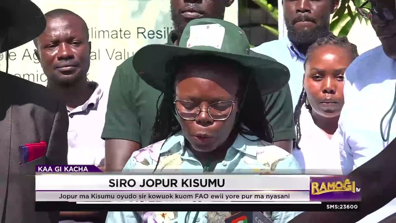 Jopur ma Kisumu oyudo sir kowuok kuom FAO | #RamogiTV