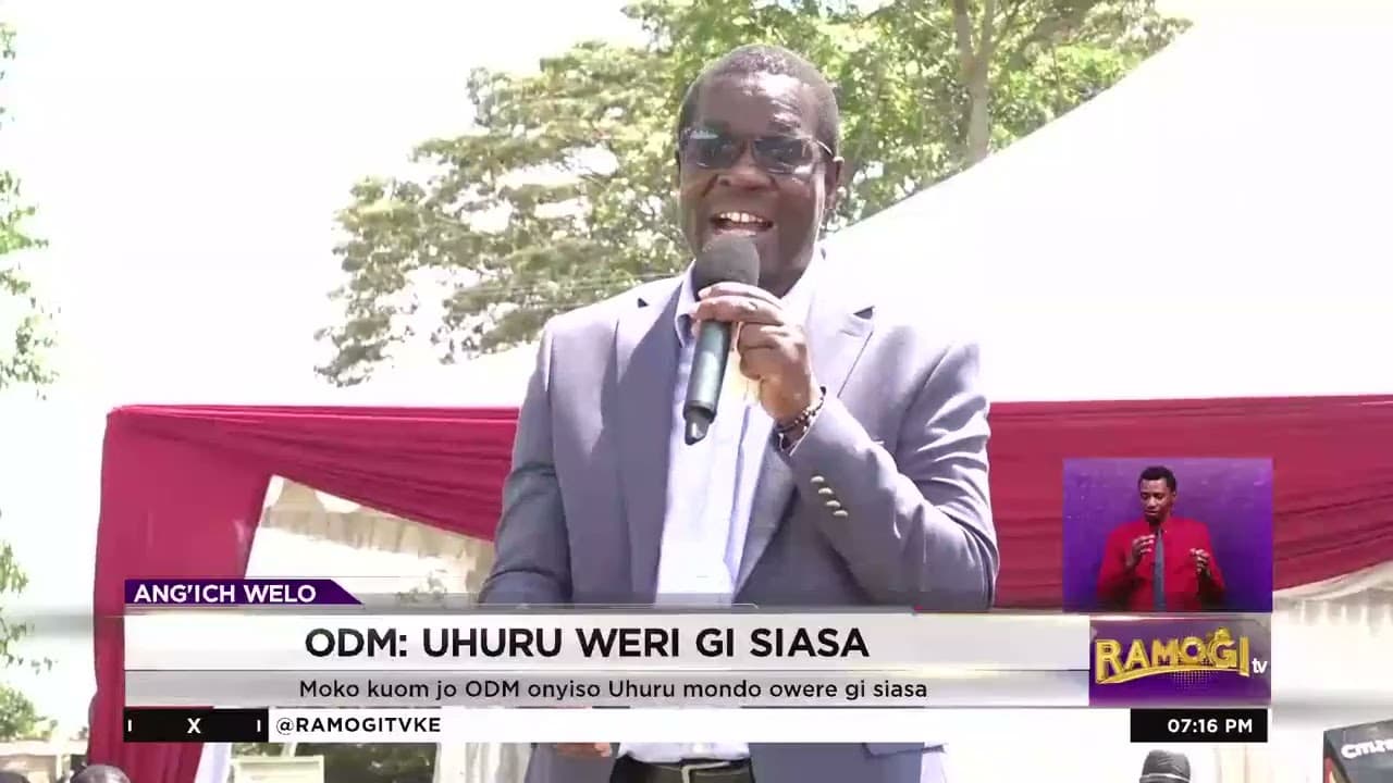 ODM: Uhuru weri gi siasa | #RamogiTV