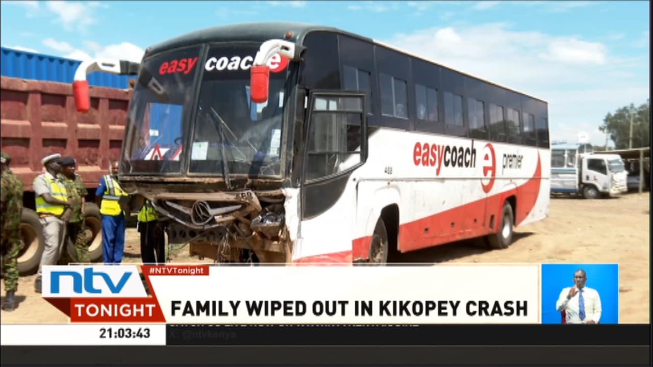 Five family members die in Kikopey accident along Nakuru-Nairobi highway