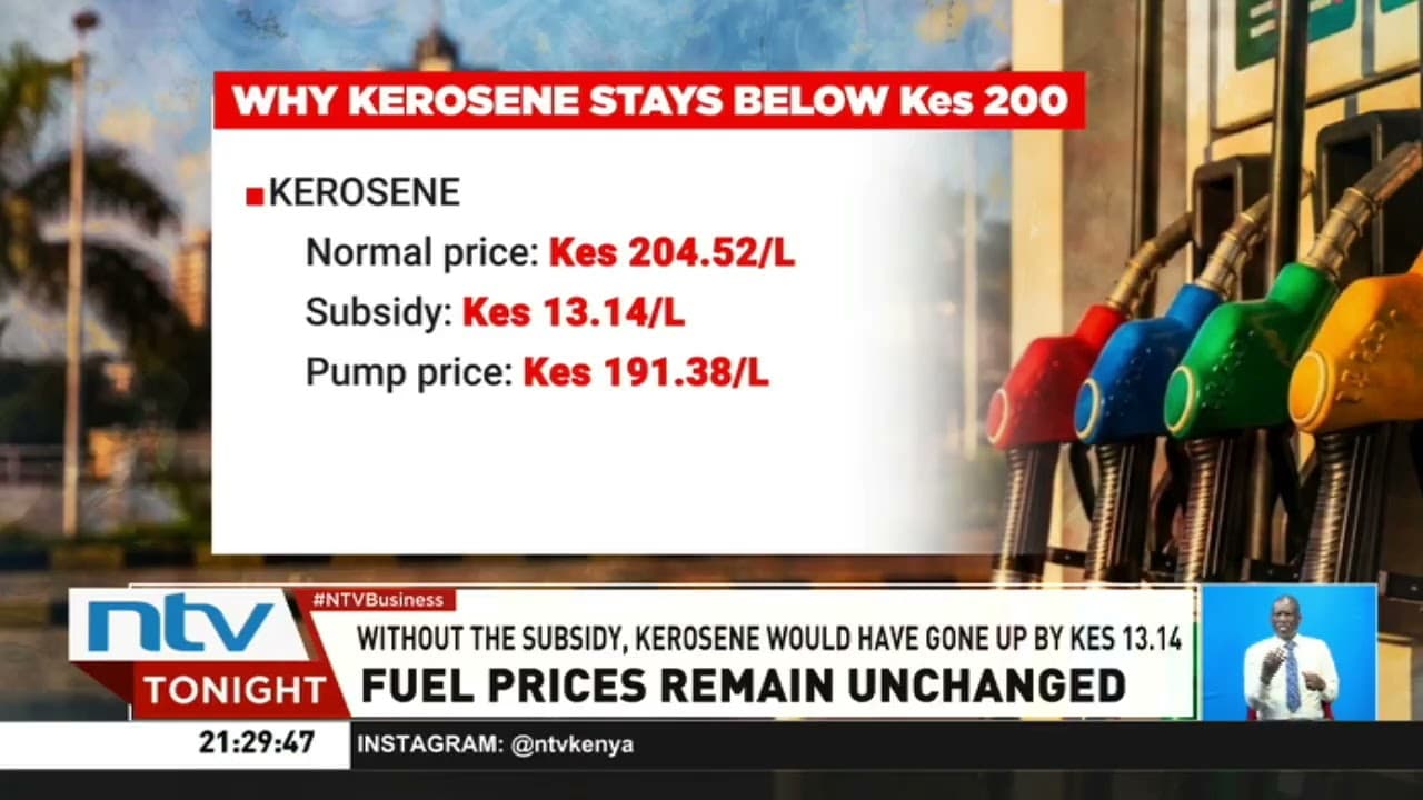 Fuel prices remain unchanged in the latest monthly review, but...