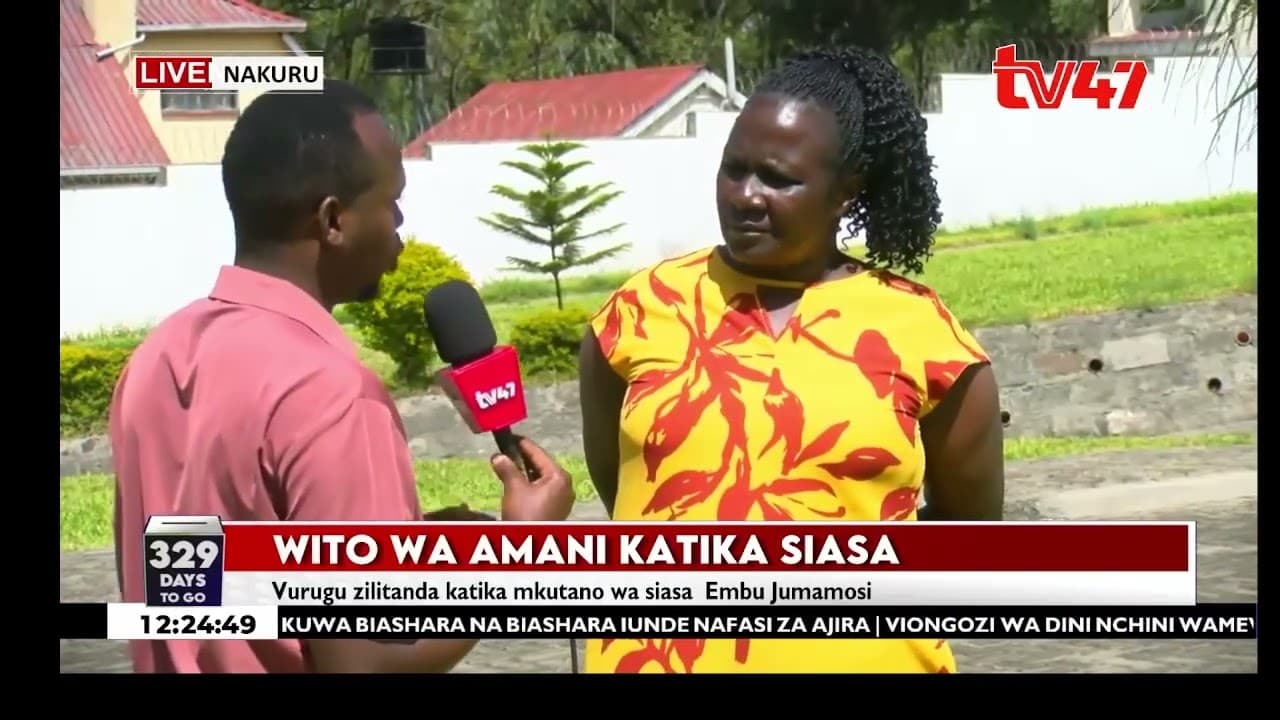 "Vijana wakue empowered, na vijana nawaomba musitumike vibaya wakati huu wa siasa"- Mkazi, Nakuru