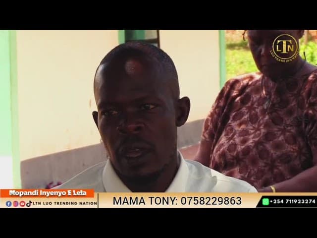 TONY NDIEMA’S MOTHER FINALLY OPENED UP ON THE MONEY SQUANDERED BY FUNERAL COMMITTEE MEMBERS