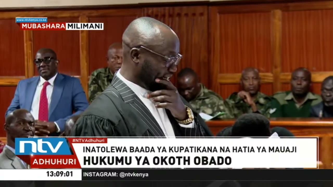 Okoth Obado na washukiwa wengine wawili wahukumiwa kuhusu mauaji ya Sharon Otieno