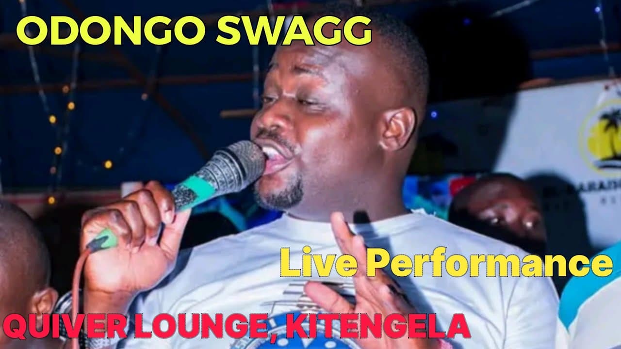 ODONGO SWAGG LIVE PERFORMANCE FROM QUIVER LOUNGE, KITENGELA