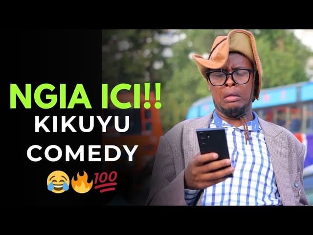 Ngia ici kikuyu comedian😂😂