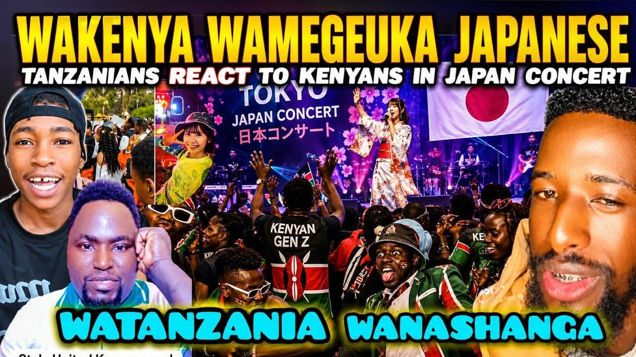 HILARIOUS Tanzanians SHOCKED to See Kenyans ATTENDING a Japanese Concert and Even Dancing Japanese