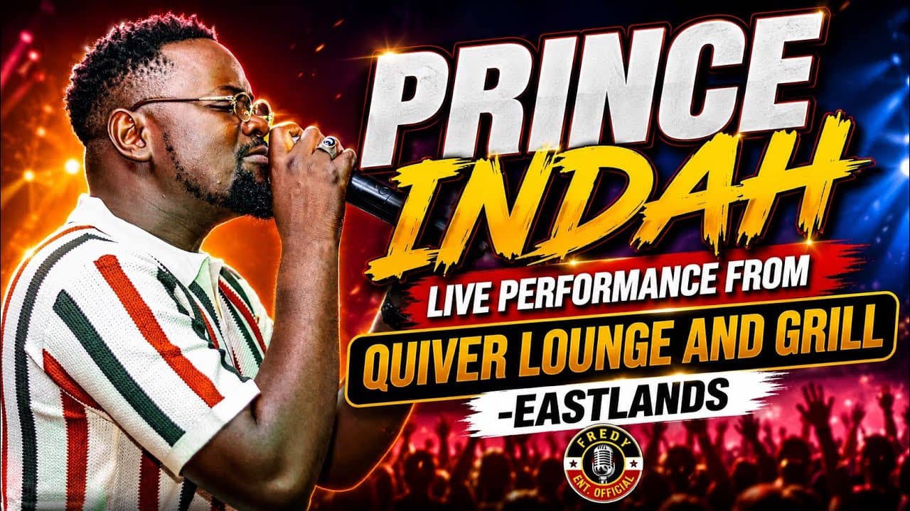 PRINCE INDAH LIVE PERFORMANCE FROM QUIVER EASTLANDS KAGUNDO ROAD
