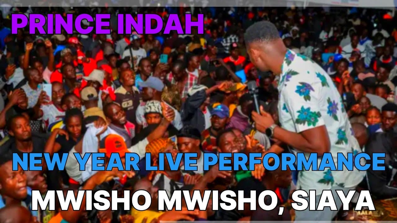 PRINCE INDAH NEW YEAR LIVE PERFORMANCE FROM MWISHO MWISHO,SIAYA