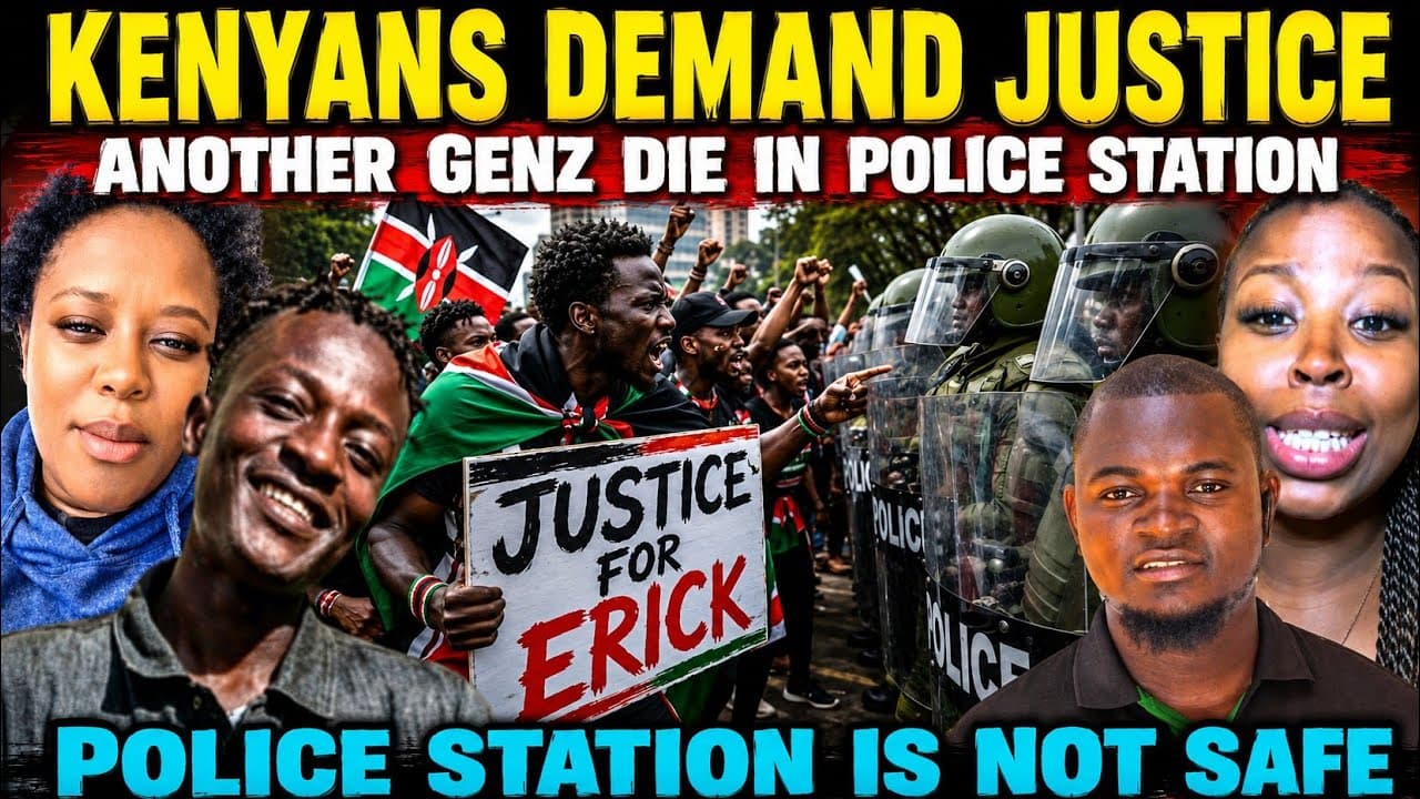 UNBELIEVABLE Angry Kenyans DEMAND Justice & ATTACK Police after another GENZS DIED in POLICE CELL