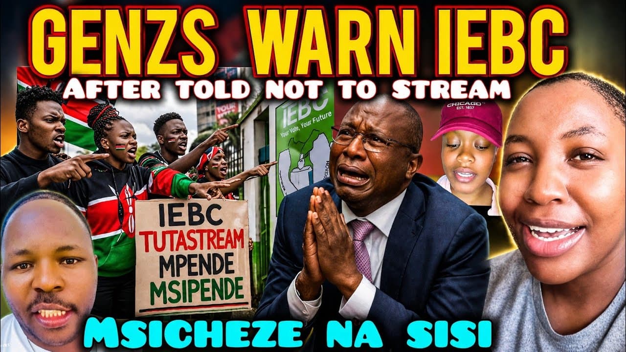 UNBELIEVABLE Kenyan Genzs ATTACK IEBC after Saying They will be NO LIVE STREAMING in ELECTION
