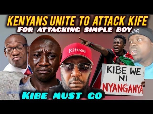 Kenyans are CRAZY They UNITE to ATTACK Andrew Kibe & Ofweneke for Attacking SIMPLE BOY