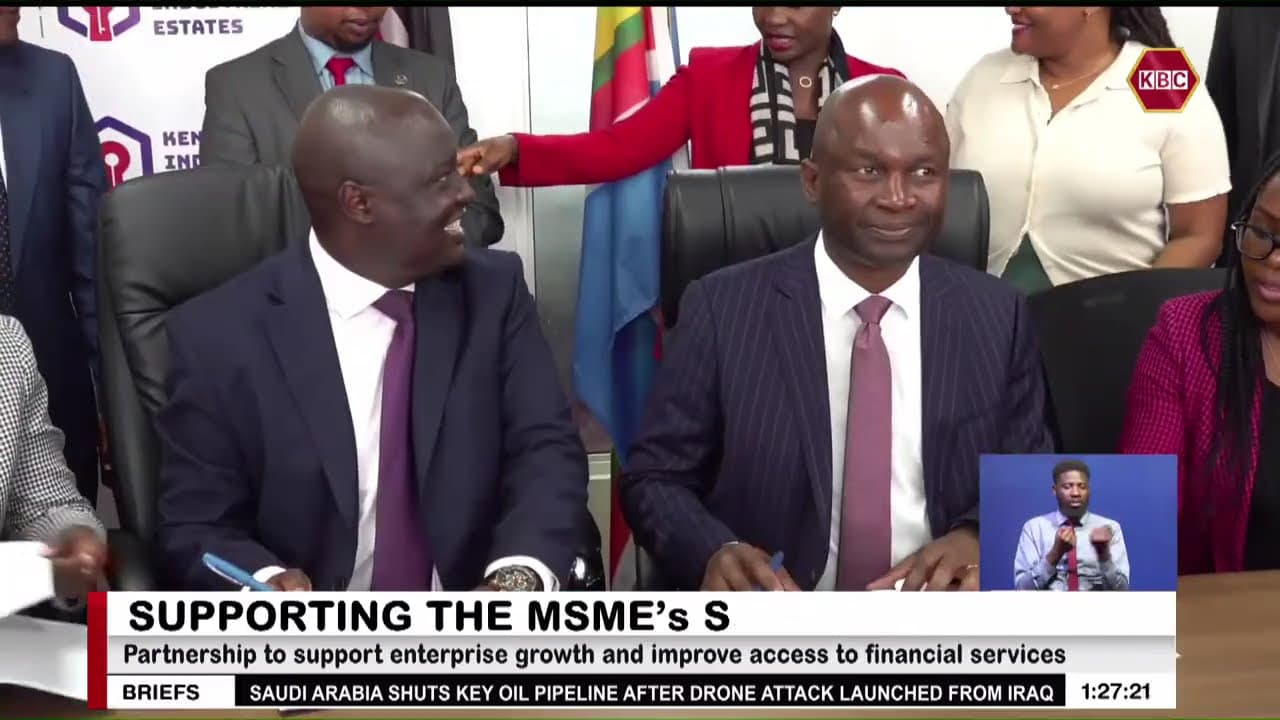 Sidian Bank signs MoU with Kenya Industrial Estates to support enterprise growth