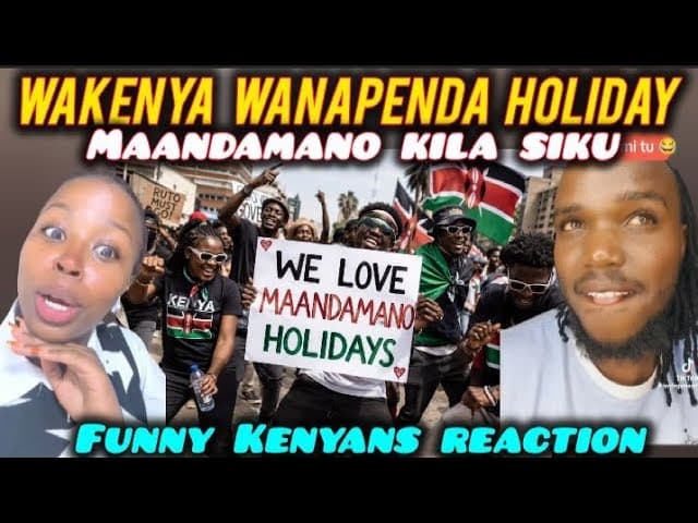 HILARIOUS Kenyans Reaction to KENYANS LOVING MAANDAMANO