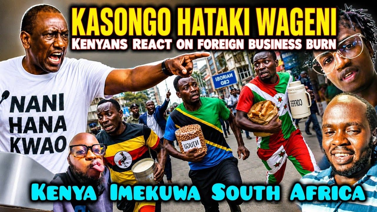 HILARIOUS Kenyans Make Fun of RUTO Government CRACKDOWN of Small Foreign BUSINESS of Burundians & Tz