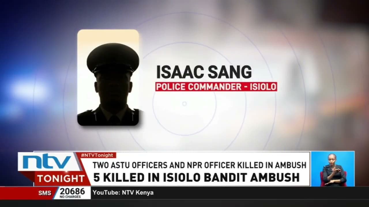 Five people die in a bandit attack in Gotu, in Isiolo County