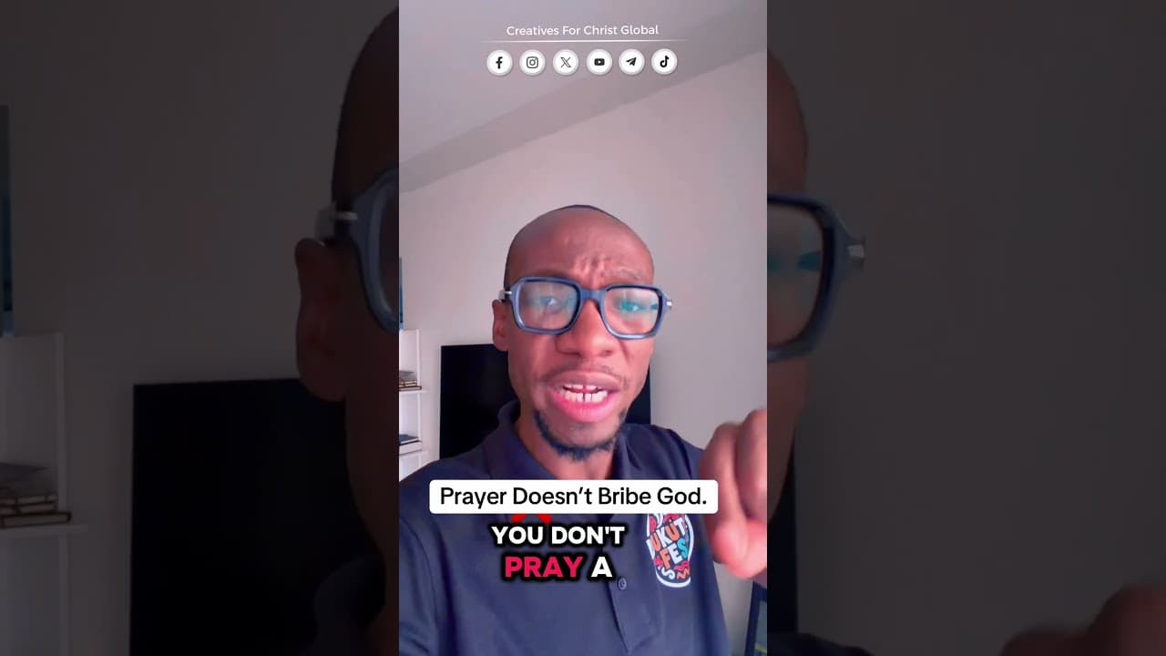 God Cant Be Bribed By Prayers || Sande Bush - Founder ~ Creatives For Christ aka Gods Souls Assembly