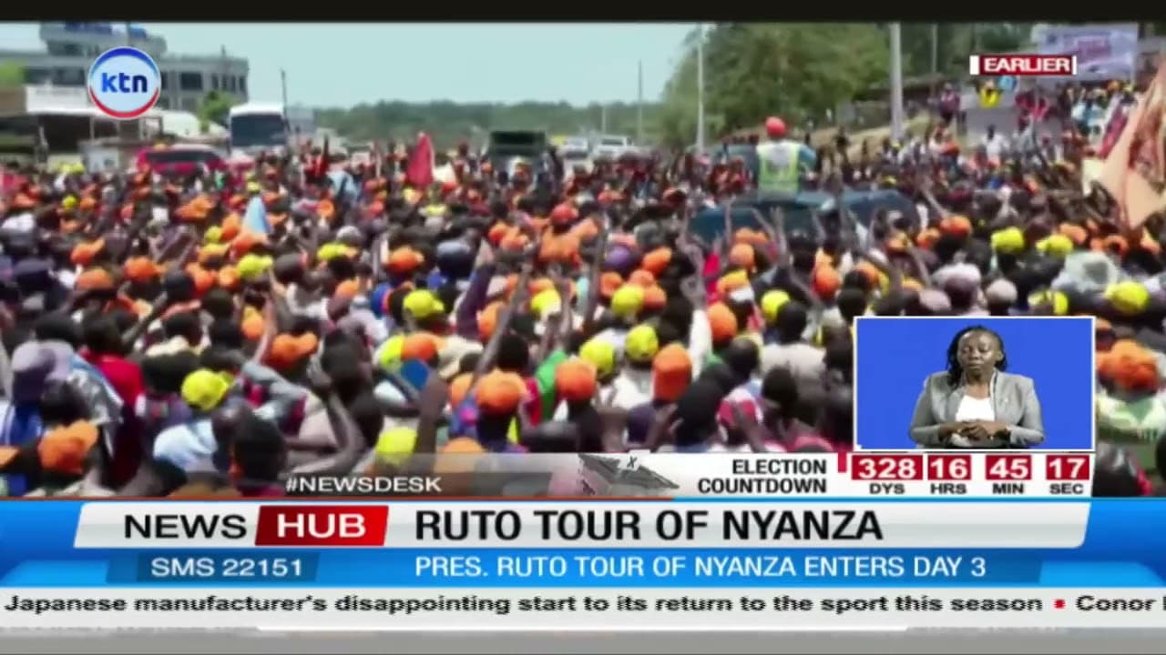 Ruto in Siaya on day three of Nyanza tour