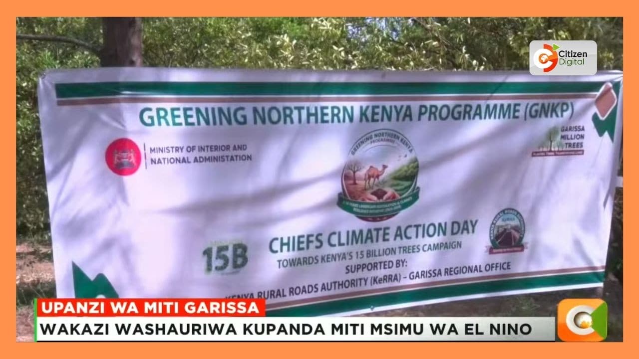 Wakazi Garissa wahimizwa kupanda miti katika msimu wa el niño
