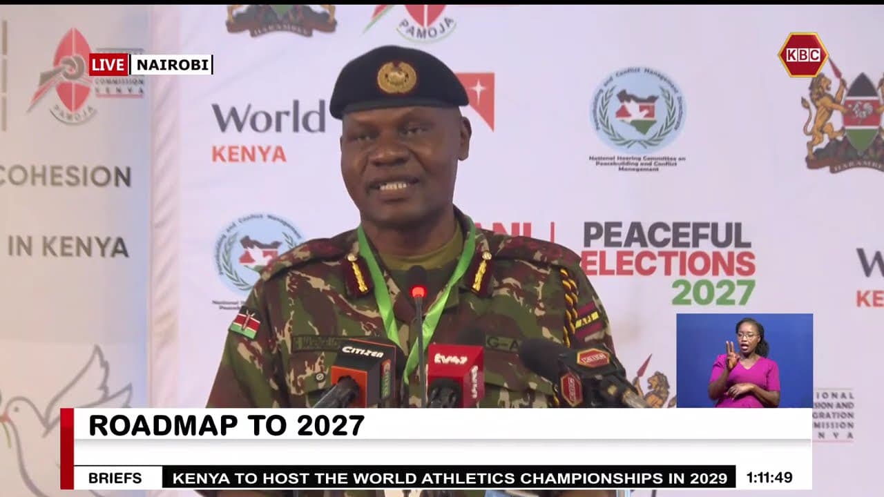 DIG Gilbert Masengeli: Peace cannot be treated as an afterthought
