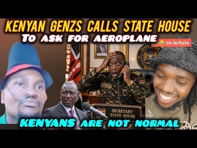 FUNNY Kenyan Genz CALLs STATE HOUSE to ask for AEROPLANE to GO to WORLD CUP