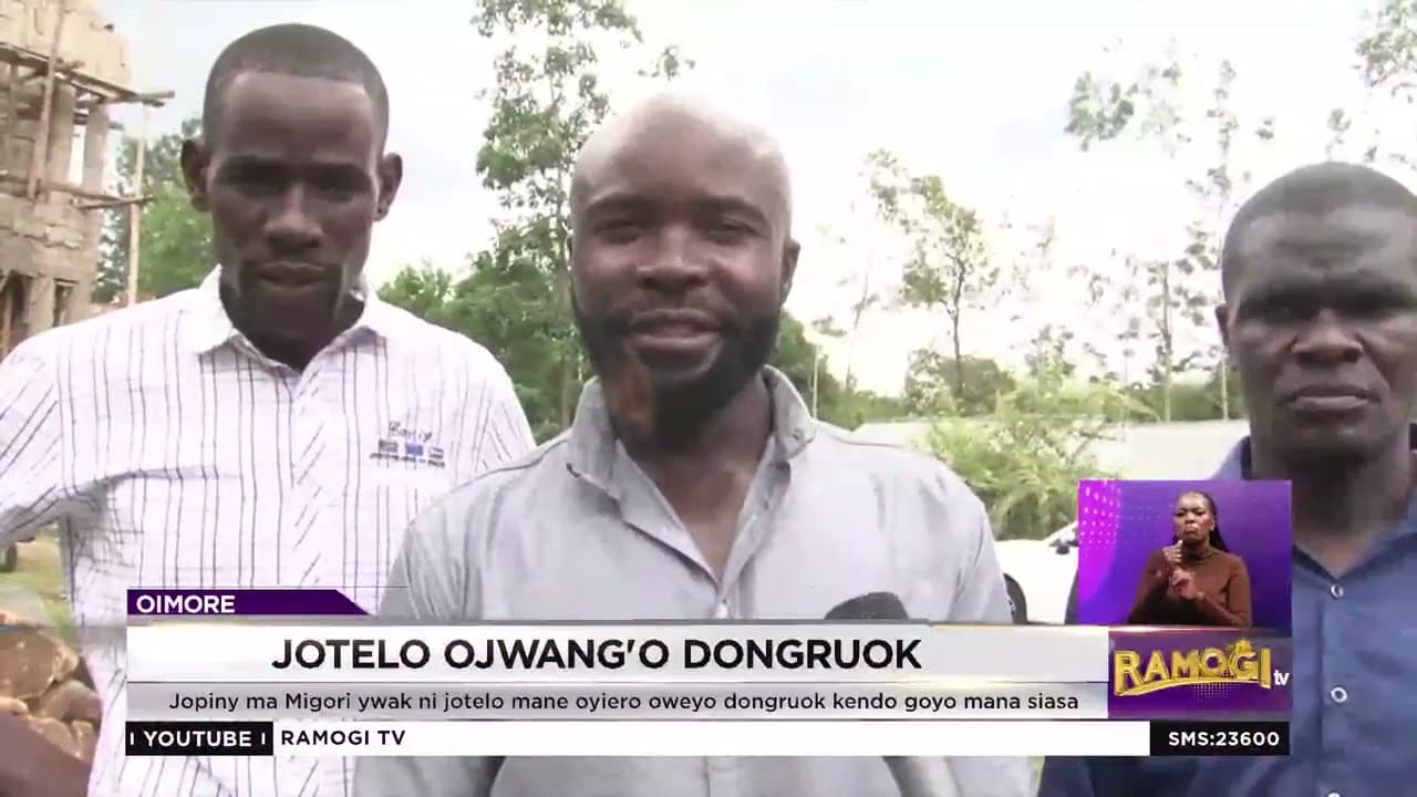 Jopiny ma Migori: Jotelo mane wayiero oweyo chenro mag dongruok mane gisingo, giketo maino e siasa