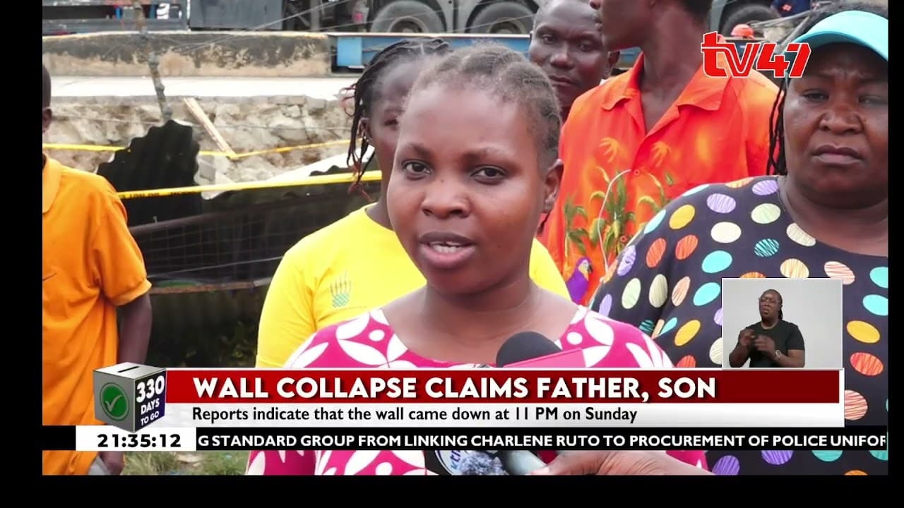 Father and son die in another wall  collapse in Mikindani,Mombasa County