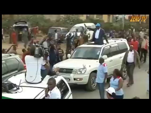 WATCH RAILA'S HEROIC WELCOME IN MACHACKOS.