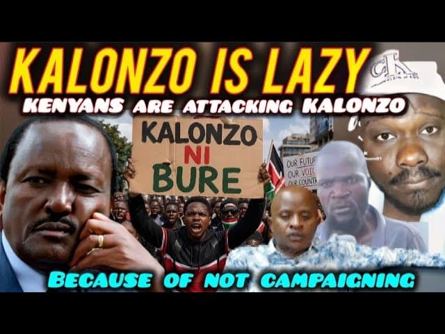 UNBELIEVABLE Kenyan GENZs ATTACK KALONZO Because of Not CAMPAIGNING