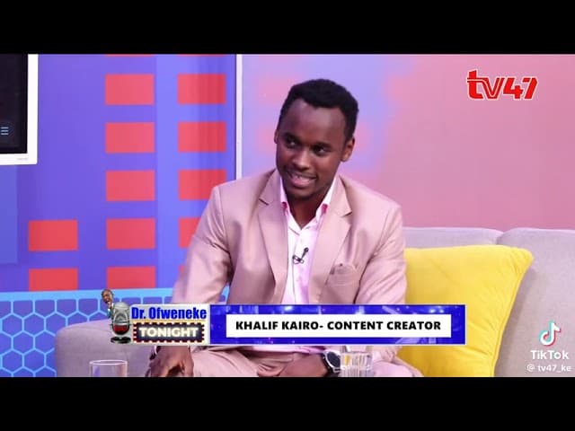 Khalif Kairo - I am not joining politics,Politicians are not good people. || Dr.Ofweneke Tonight