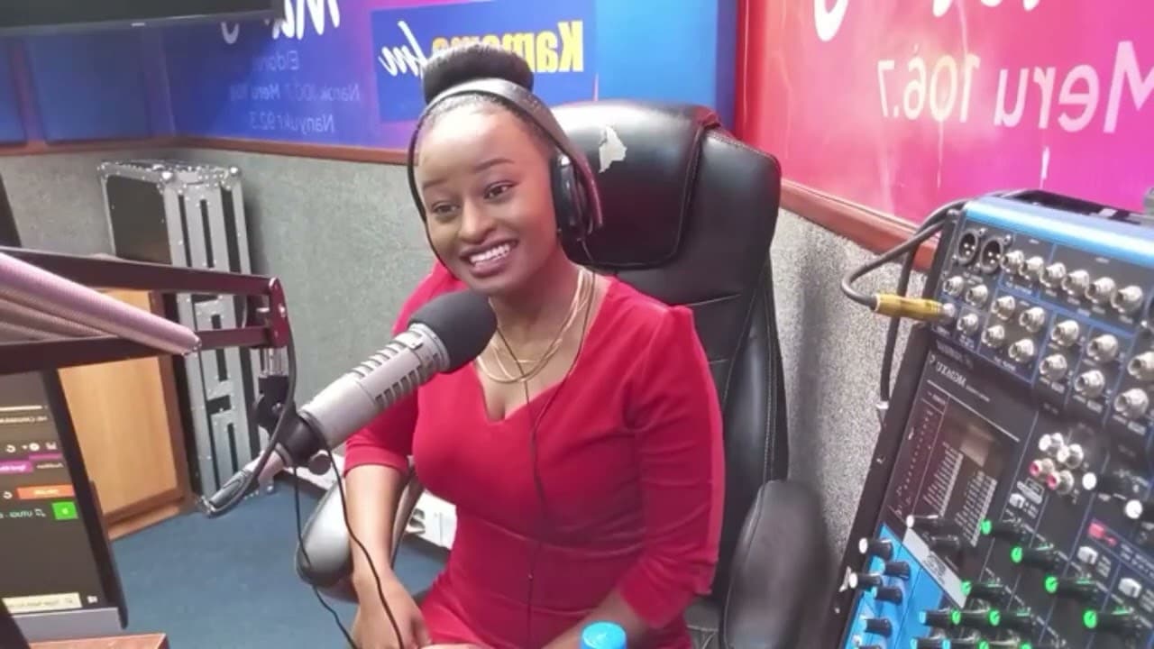 Njorua ya Kothi Hellen Muthoni  #NjoruaYaKothi💃 at Kameme FM Official with  Muthoni AKA Baby Top