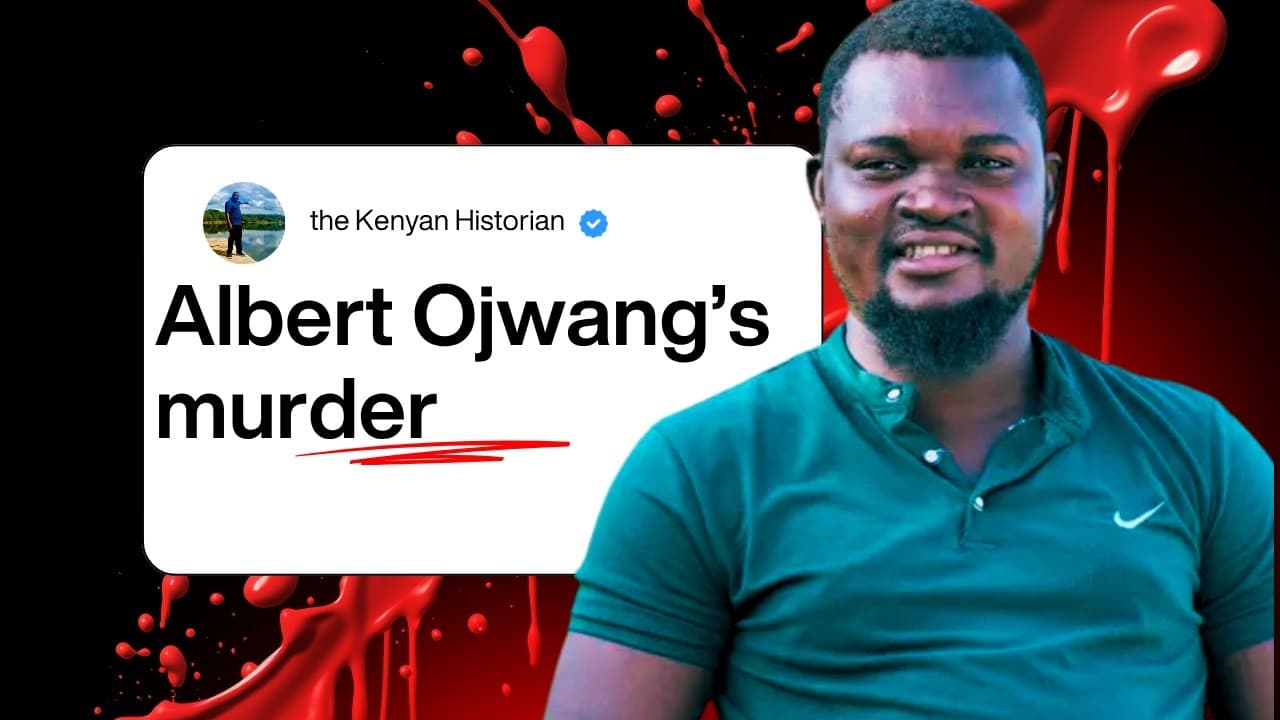 "How Kenyan Police Murdered Blogger Albert Ojwang & attempted to cover it up”