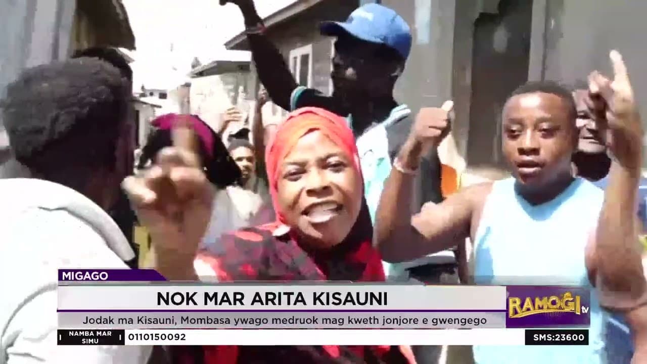 Jodak ma Kisauni, Mombasa ywago medruok mag kweth jonjore e gwengego