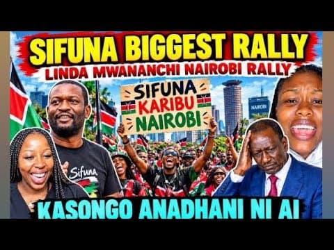 HILARIOUS Kenyan GENZs are Celebrating & Ready for Sifuna Linda Mwananchi Rally in NAIROBI