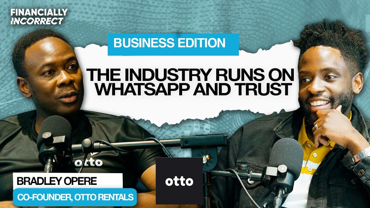 The Startup Fixing Kenya's Car Rental Market- Otto Rentals| Bradley Opere| Business Edition