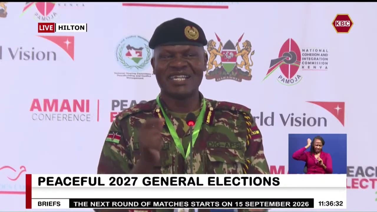DIG Gilbert Masengeli calls for peaceful 2027 General Elections