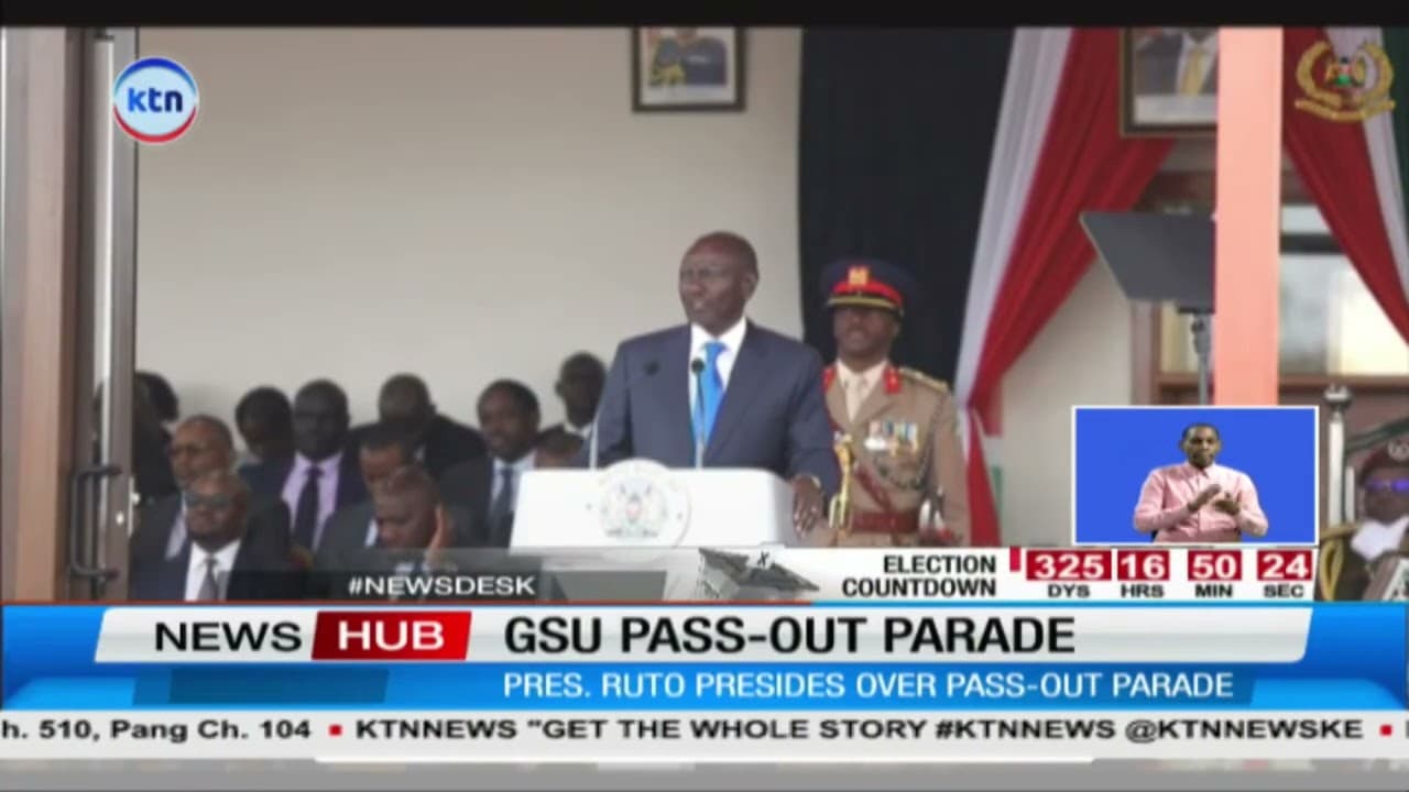 President Ruto Presides Over GSU Recruits Passing Out Parade in Nairobi