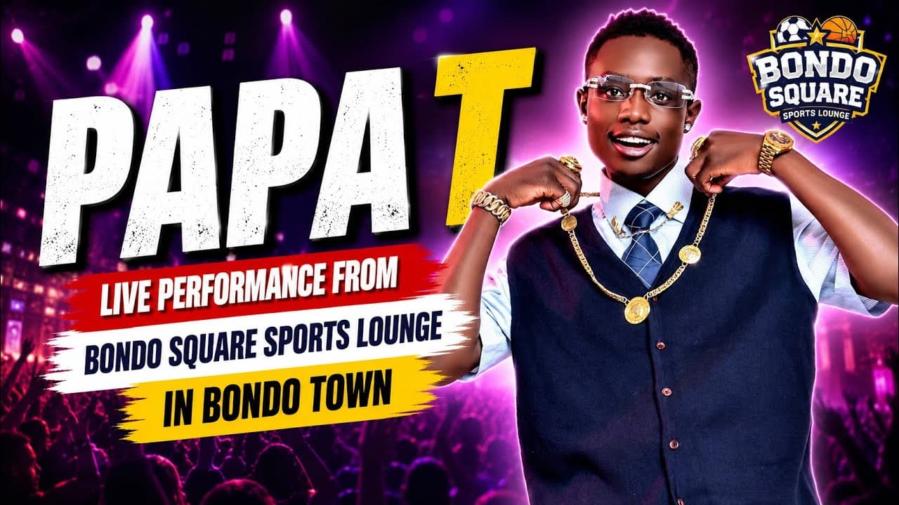 PAPA T LIVE PERFORMANCE FROM BONDO SQUARE IN BONDO TOWN