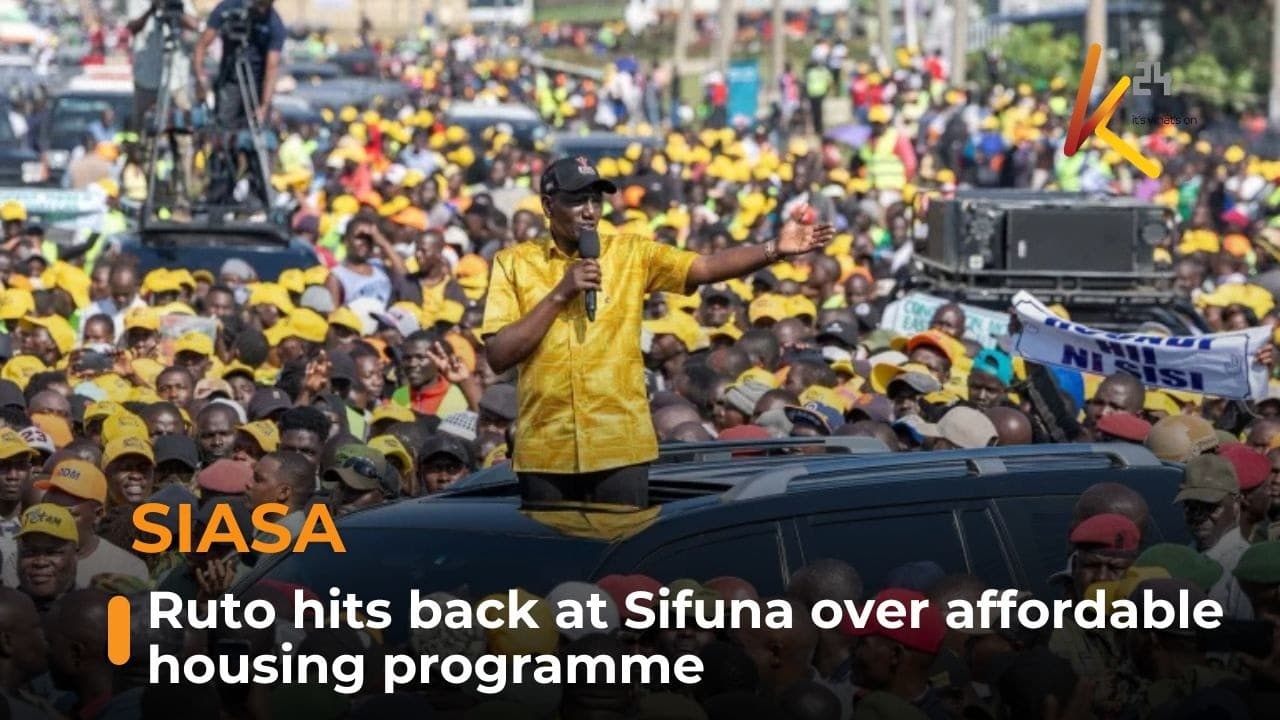Ruto hits back at Sifuna over affordable housing programme