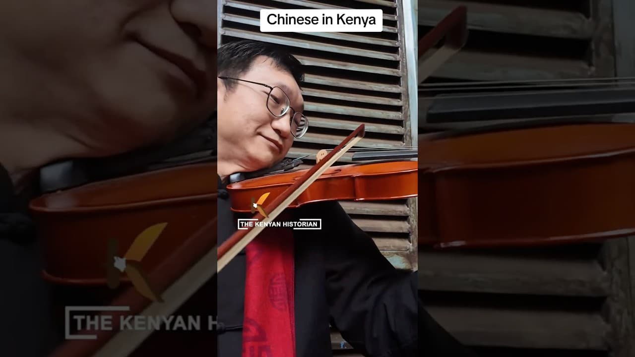 Chinese Violinist Who Plays Kenyan Swahili Melodies